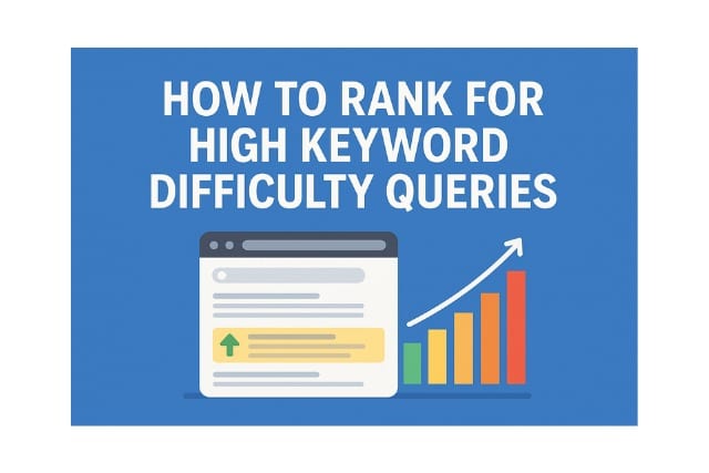 How to Rank for High Keyword Difficulty Queries| A Strategic Guide