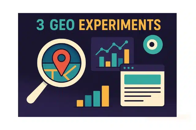 3 GEO Experiments| Boost Visibility in AI Search Engines