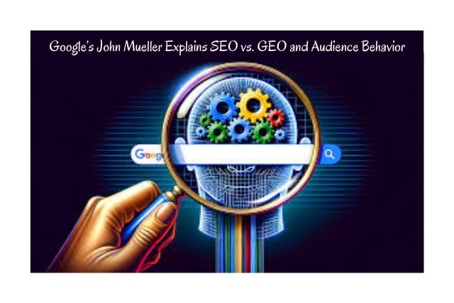 Google’s John Mueller Explains SEO vs. GEO and Audience Behavior