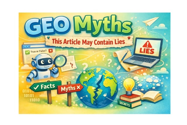 GEO Myths: This Article May Contain Lies