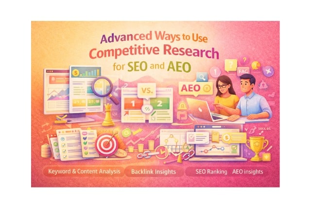Advanced Ways to Use Competitive Research for SEO and AEO