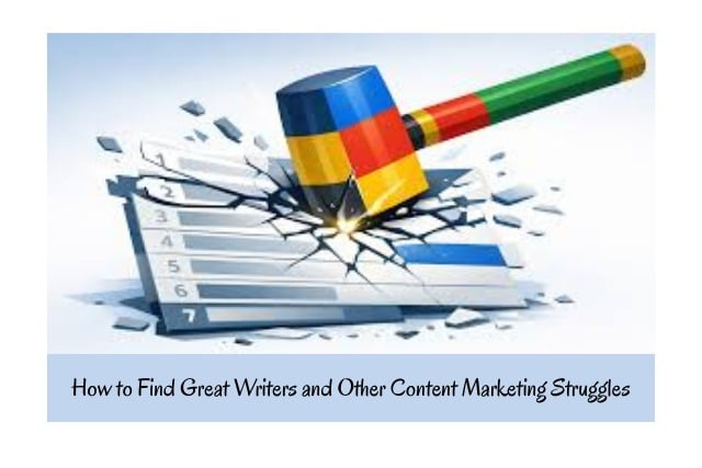 How to Find Great Writers and Other Content Marketing Struggles