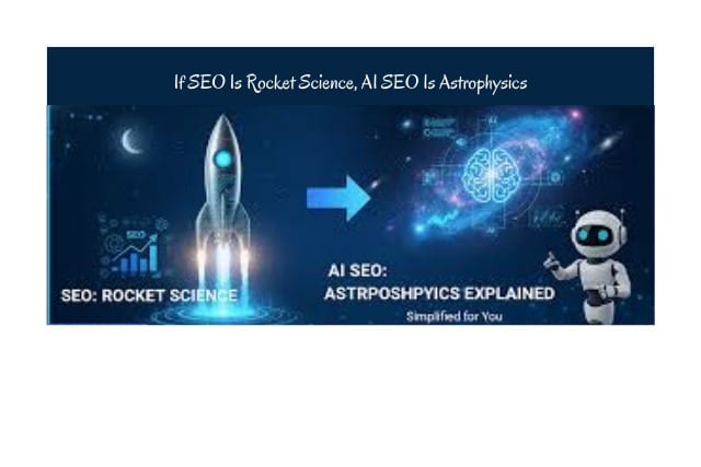 If SEO Is Rocket Science, AI SEO Is Astrophysics