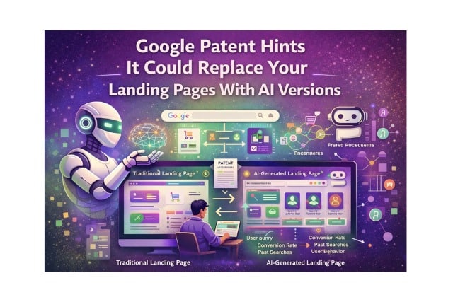 Google Patent Hints It Could Replace Your Landing Pages With AI Versions