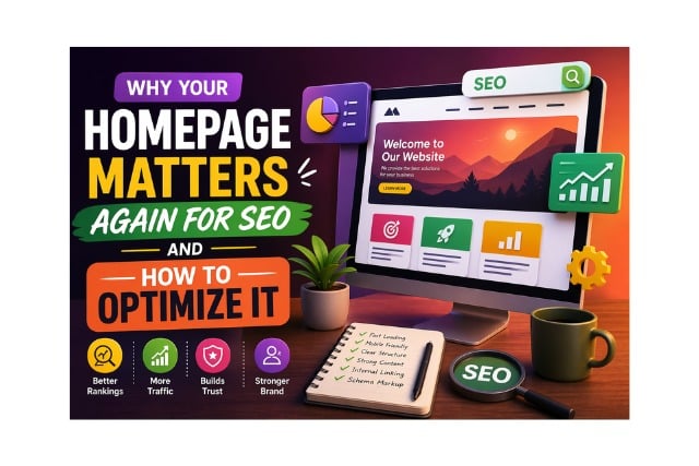 Why Your Homepage Matters Again for SEO and How to Optimize It