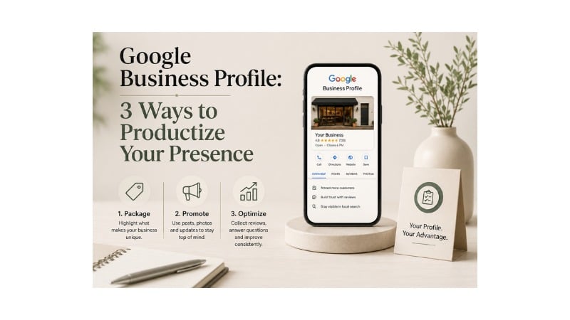 Google Business Profile: 3 Ways to Productize Your Presence