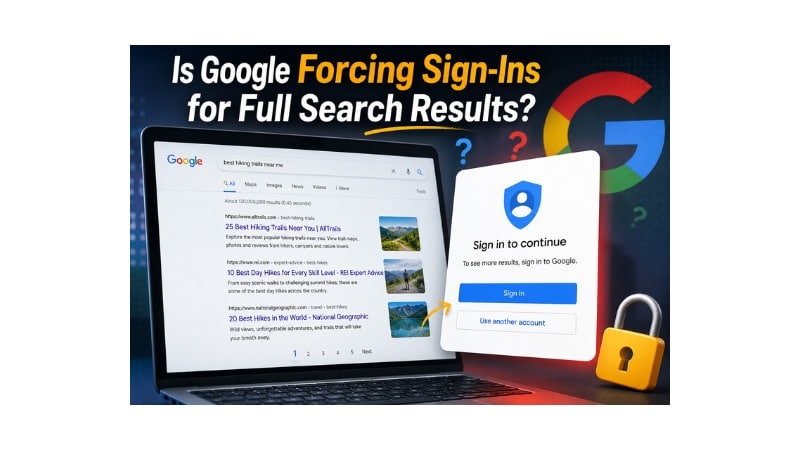 Is Google Forcing Sign-Ins for Full Search Results?